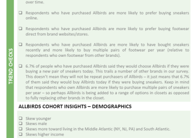 Allbirds Cohort Data (Ad-Hoc)