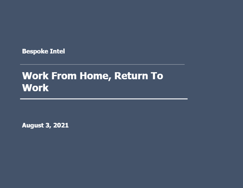 Work From Home, Return to Work (Ad-Hoc)