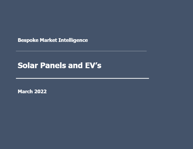 Bespoke – Solar Panels and EVs Vol 1