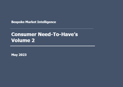 Bespoke – Consumer Need-To-Have’s, Vol 2