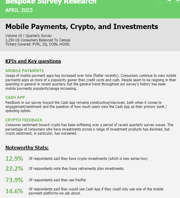 Bespoke – Mobile Payments, Crypto, and Investments, Vol 19