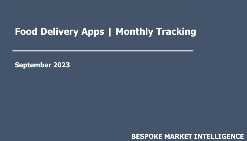 Bespoke – Food Delivery Apps and Grocery (Monthly Tracker)