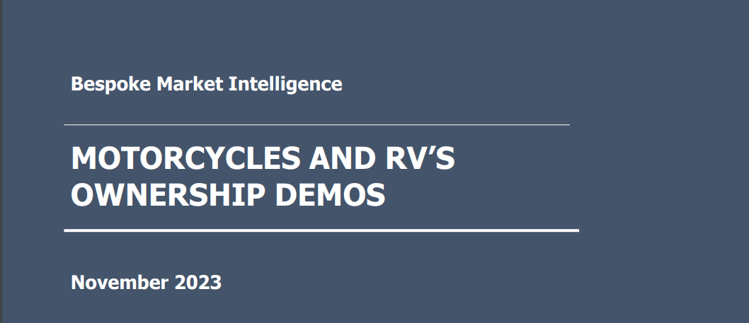 Bespoke – Motorcyles, RV’s, and Generators (Demographics)