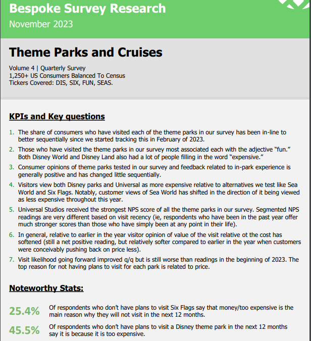 Bespoke – Theme Parks and Cruises, Volume 4